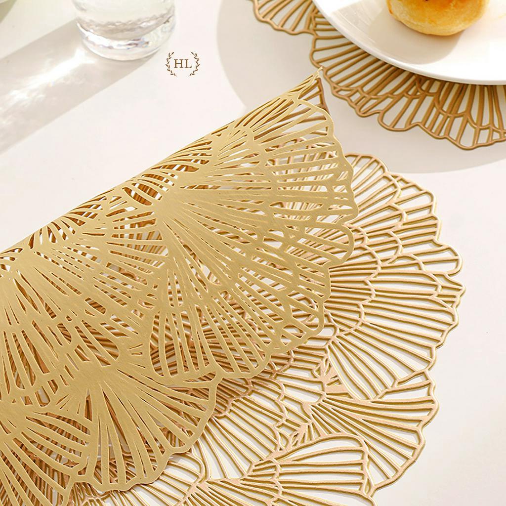 Thảm bàn ăn PVC chống trơn chống cháy cao cấp | KHĂN TRẢI BÀN VÀNG ÁNH KIM PHONG CÁCH RETRO CAO CẤP CHỐNG TRƠN