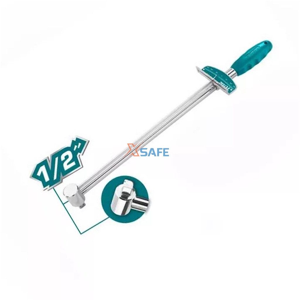 Cần siết lực TOTAL THPTW300N2 gọn nhẹ, chất liệu thép CR-V, chịu nhiệt, mạ crôm, mô-men xoắn 0-300N.m - chính hãng