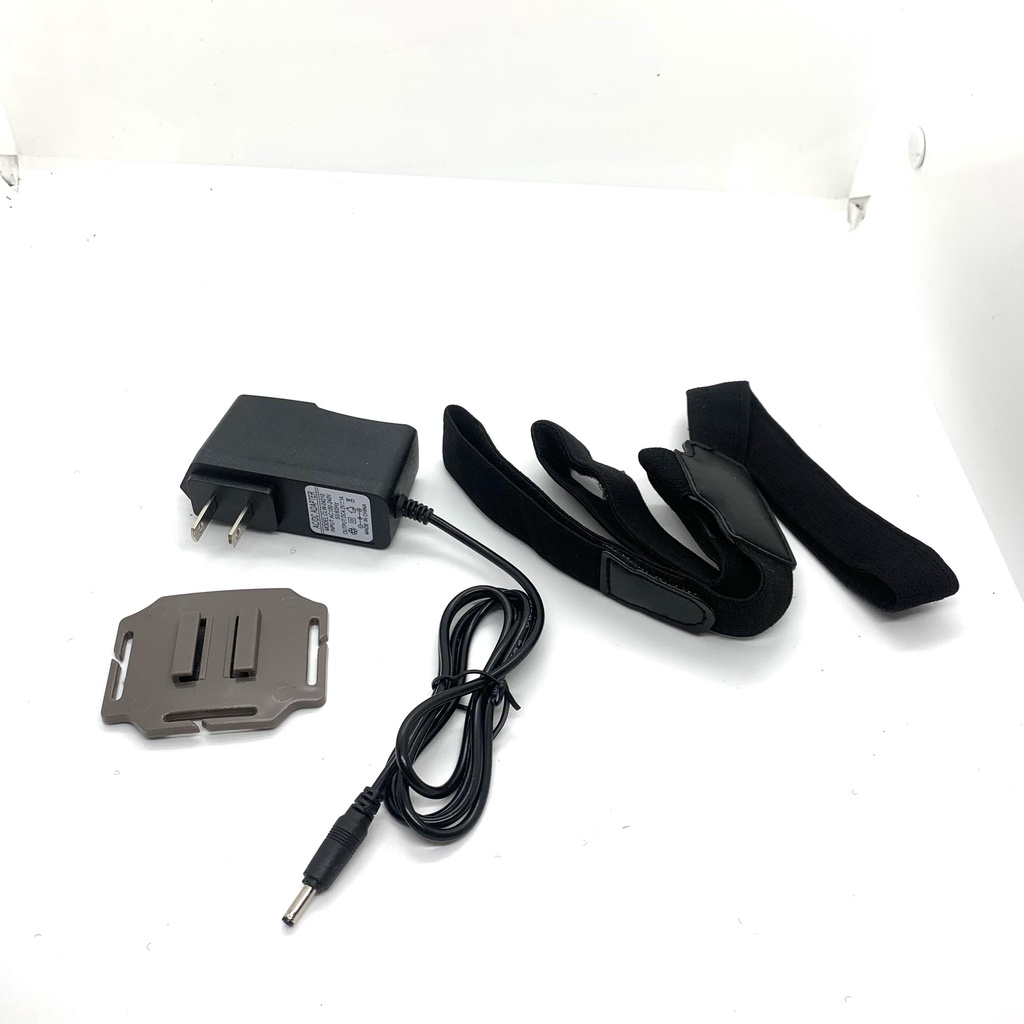 Đèn pin đội đầu siêu sáng, đèn đeo đầu pin rời V588 chóa lớn 12cm