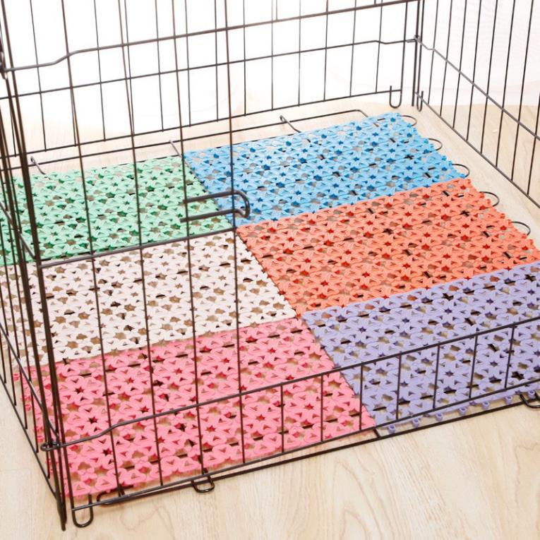 Tấm lót sàn chuồng chó, mèo PetX bằng nhựa nhiều màu bằng nhựa PVC