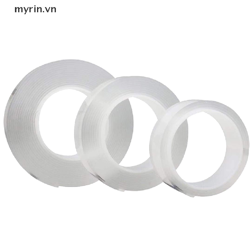Cuộn Băng Keo Nano Hai Mặt Trong Suốt Có Thể Tái Sử Dụng