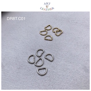 Combo 10 khoong D size 8 màu trắng dùng cho củ khóa