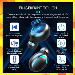 Tai Nghe Bluetooth Amoi F9 Pro Bản Quốc Tế  Cảm Biến Vân Tay, Kiêm Sạc Dự Phòng, Version 5.1 2022