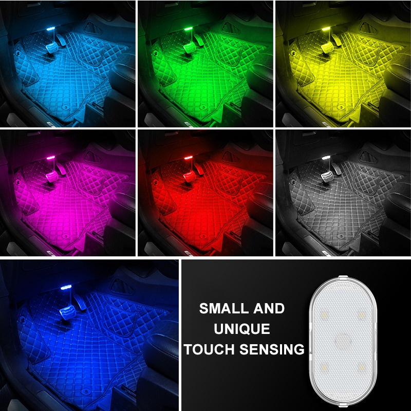 Đèn LED cảm ứng không dây sạc USB trang trí nhà/ô tô