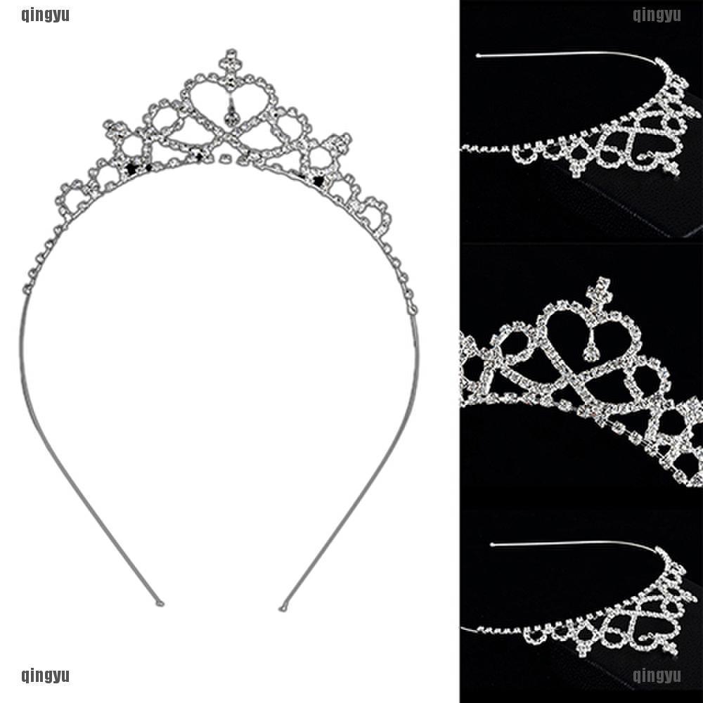 Cài Tóc Hình Vương Miện Đính Đá Cho Bé Gái