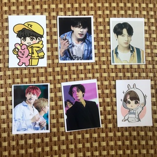 Set 6 ảnh JK BTS 6,5*9,5