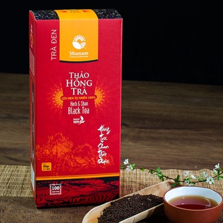 Thảo Hồng Trà hượng Hạng- Trà Shan Tuyêt Cồ Thụ hơn 100 năm tuổi - Hộp 100g