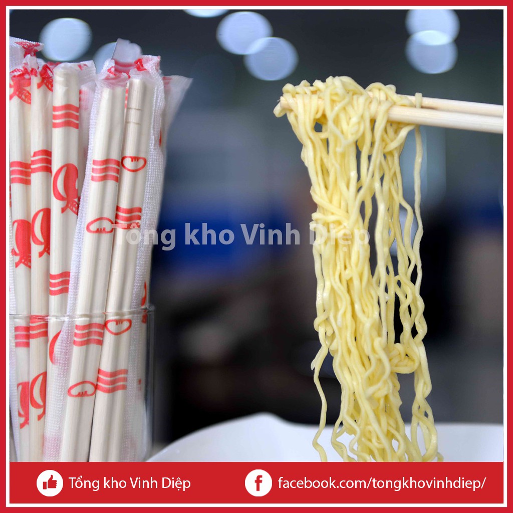 Đũa tre dùng 1 lần (đũa ăn liền) - Bịch 40-50-100 đôi
