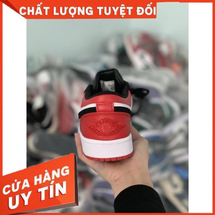 Giày Jordan 1 Low Black Toe, giày jordan đỏ đen thấp cổ | BigBuy360 - bigbuy360.vn