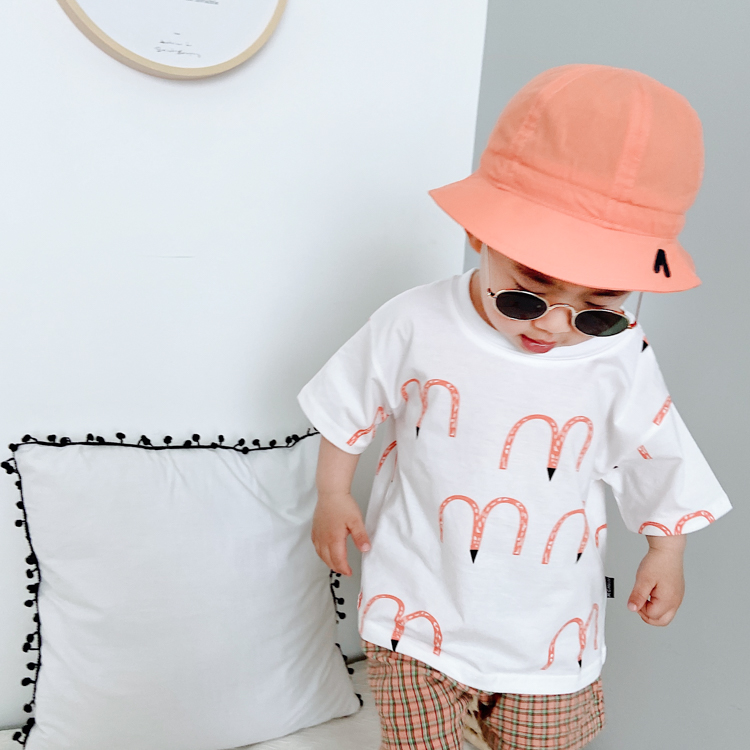 Nón Bucket Hình Động Vật Phong Cách Hàn Quốc Dành Cho Bé