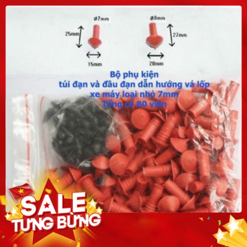 [FREE SHIP] 💥[FREE SHIP]💥Bộ vá lốp xe máy không săm xăm Tặng 40 đạn vá lốp Đa Năng Tiện Dụng 💥SIÊU HOT💥