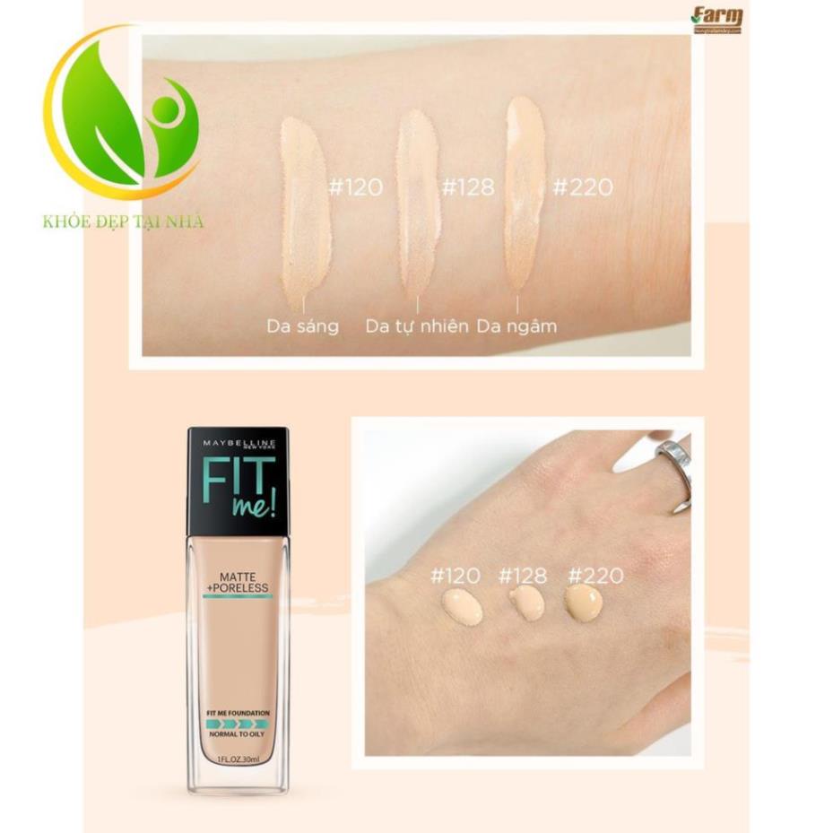 Kem Nền Cho Da Dầu MAYBELLINE Fit Me Foundation 30ml - Chính Hãng | BigBuy360 - bigbuy360.vn