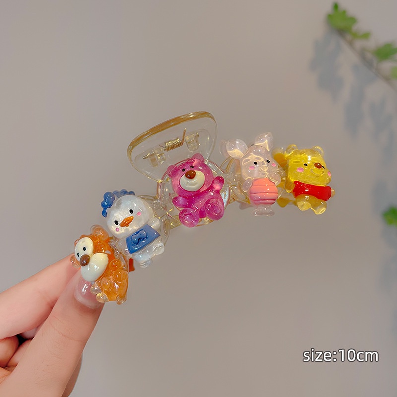Dễ thương thời trang gấu hoạt hình cô gái kẹp tóc phụ kiện tóc ngọt ngào và tinh tế