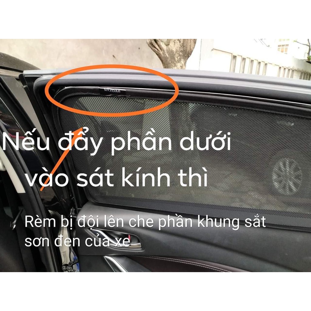 Rèm Che Nắng Xe Mitsubishi Lancer IO/ Gala, Hàng Loại 1 có hút nam châm