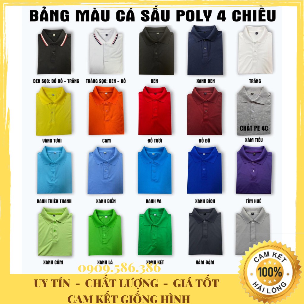Áo polo nam nữ - Áo thun nam polo basic cao cấp trắng đen đủ size chất đẹp | BigBuy360 - bigbuy360.vn