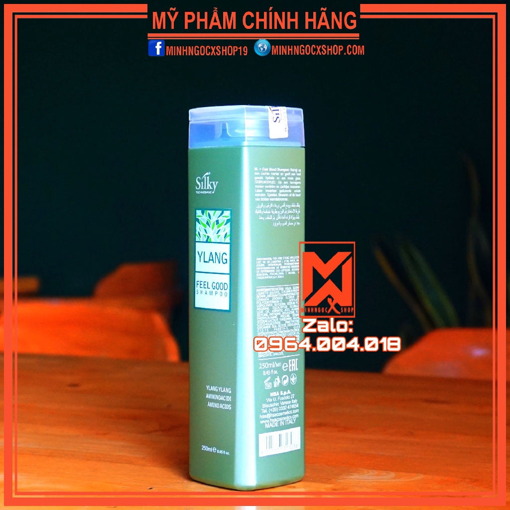 Dầu gội - kem ủ tóc thảo dược SILKY YLANG FEED GOOD 250ml chính hãng