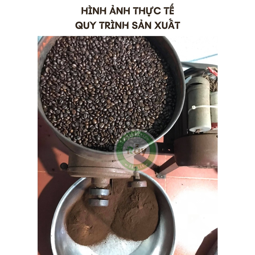 [500gram] Cà phê Robusta Rẫy cao cấp từ hạt cafe chín 100%, đặc sản chế biến ướt, hậu vị ngọt | BigBuy360 - bigbuy360.vn
