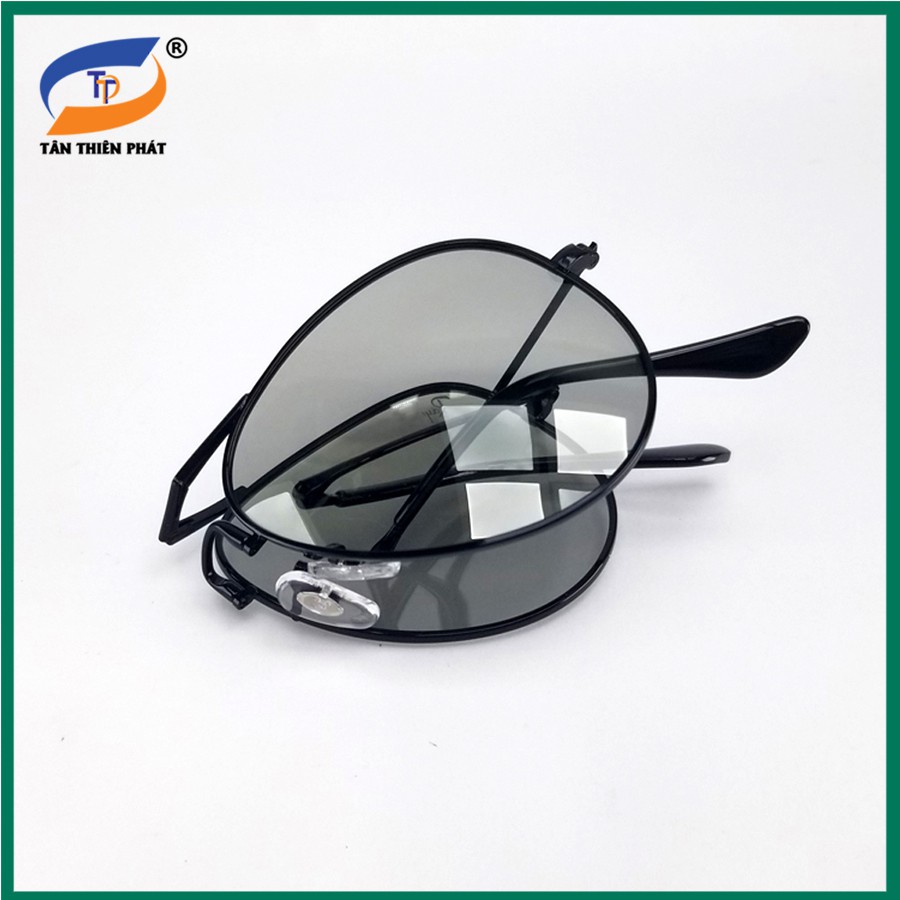 Mắt kính nam đổi màu gấp gọn dùng ngày và đêm RBG, phân cực chống tia UV - Full box hộp đựng kính và khăn lau | BigBuy360 - bigbuy360.vn