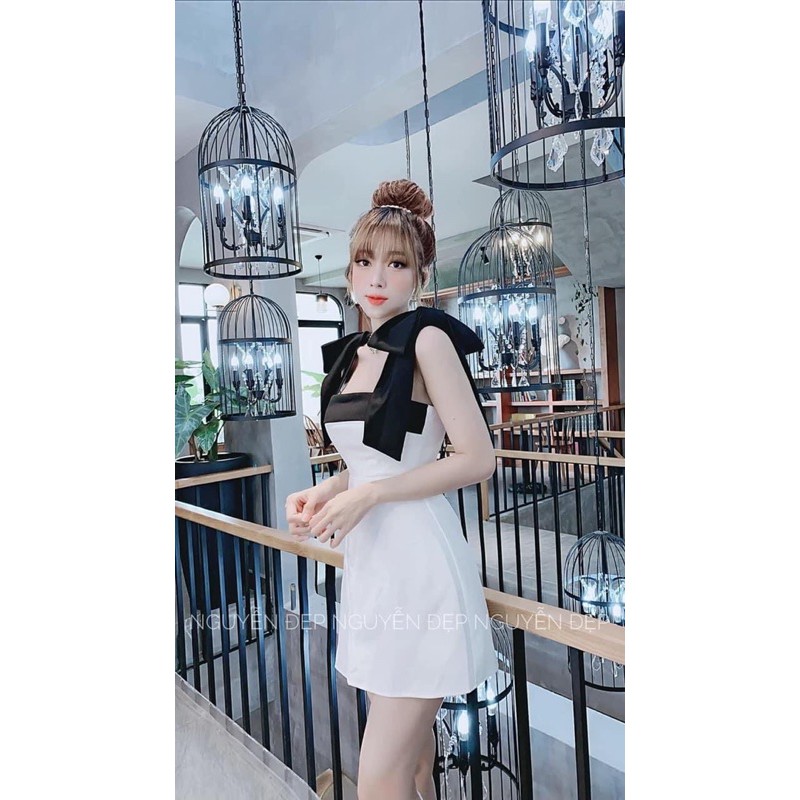 [Mã FAGREEN1505 giảm tới 30K đơn 99K] Đầm hai dây nữ thiết kế buộc nơ điệu đà✌️2 màu ảnh thật | BigBuy360 - bigbuy360.vn