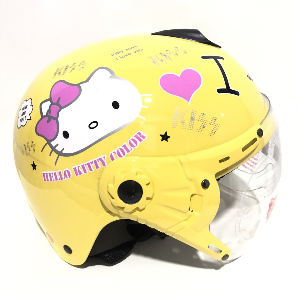 Mũ bảo hiểm trẻ em tem Kitty - Among US -  V&amp;S Helmet - Dành cho bé từ 3 đến 6 tuổi - Vòng đầu 50-52cm - VS103KS