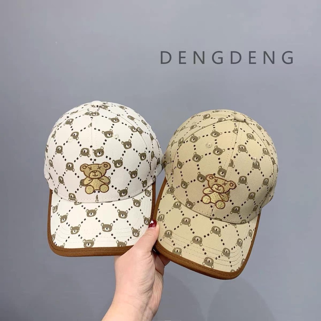 Mũ Lưỡi Trai Cho Bé Siêu Ngầu Họa Tiết Gấu