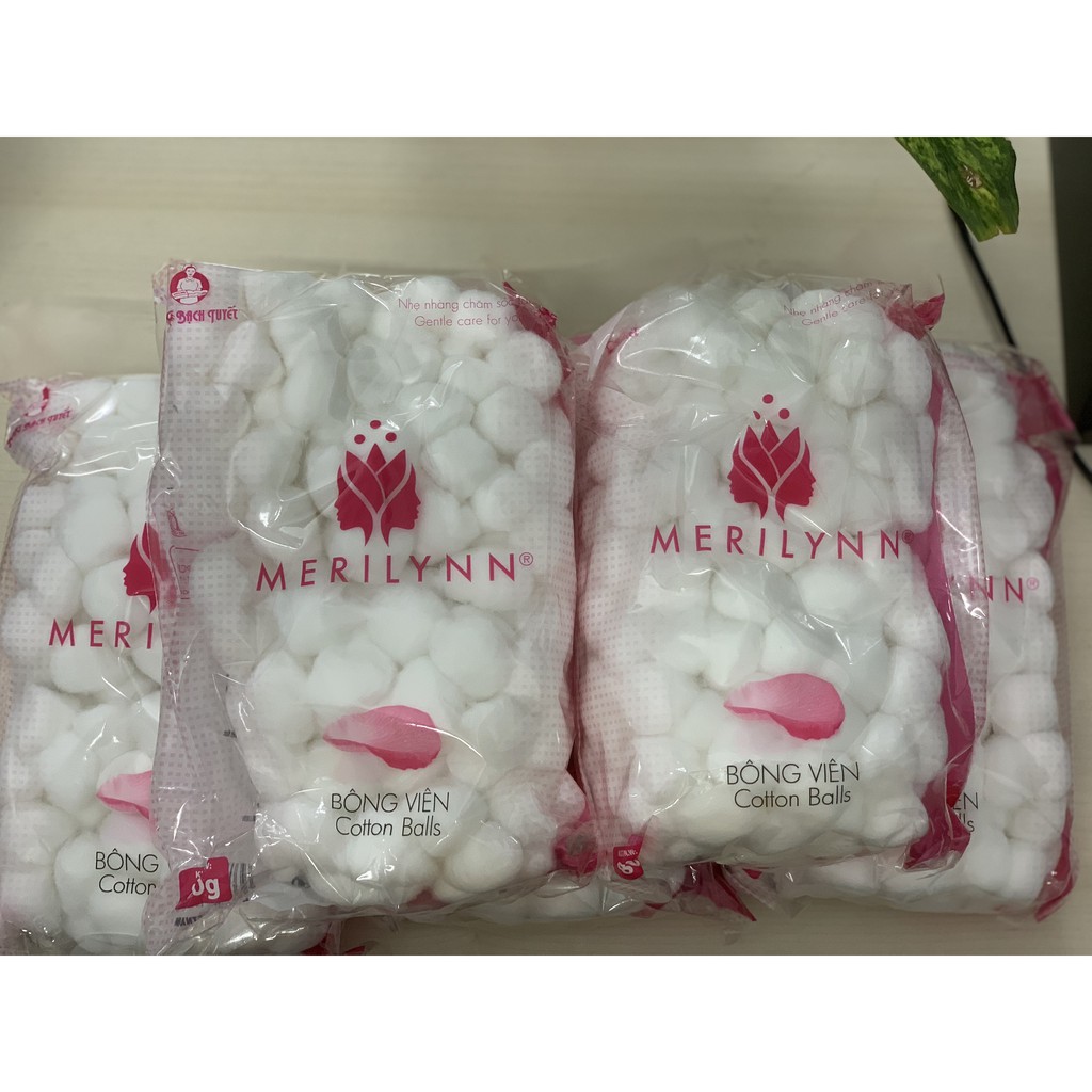 Bông Viên Bông Bạch Tuyết Merilynn 80G