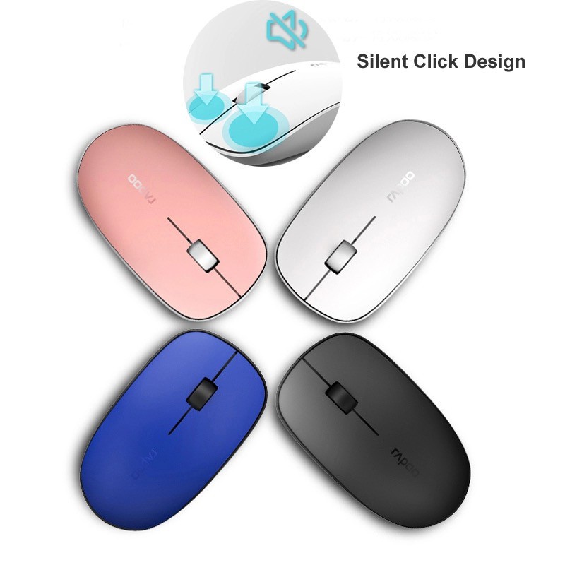 [Hỏa Tốc - HCM] Chuột Không Dây Bluetooth Rapoo M200 Silent | BẢO HÀNH 2 NĂM | Hàng Chính Hãng | Mimax Store