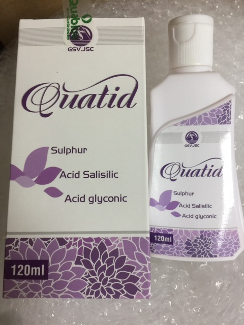 Sữa rửa mặt cho da mụn và dầu Quatid