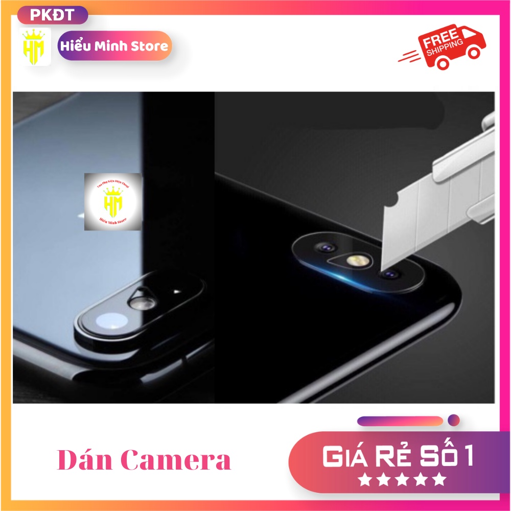 Dán bảo vệ camera cho iphone 7 pluss, 8 pluss, X, Xs, Xsmax