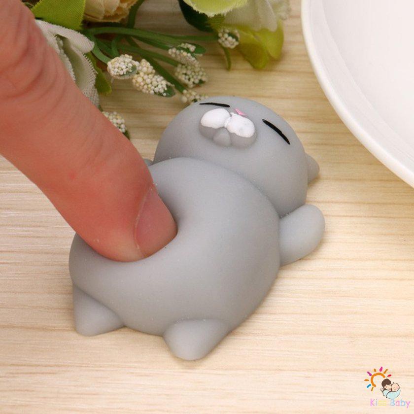 Đồ chơi bóp mềm hình chú mèo dễ thương giảm căng thẳng hiệu quả