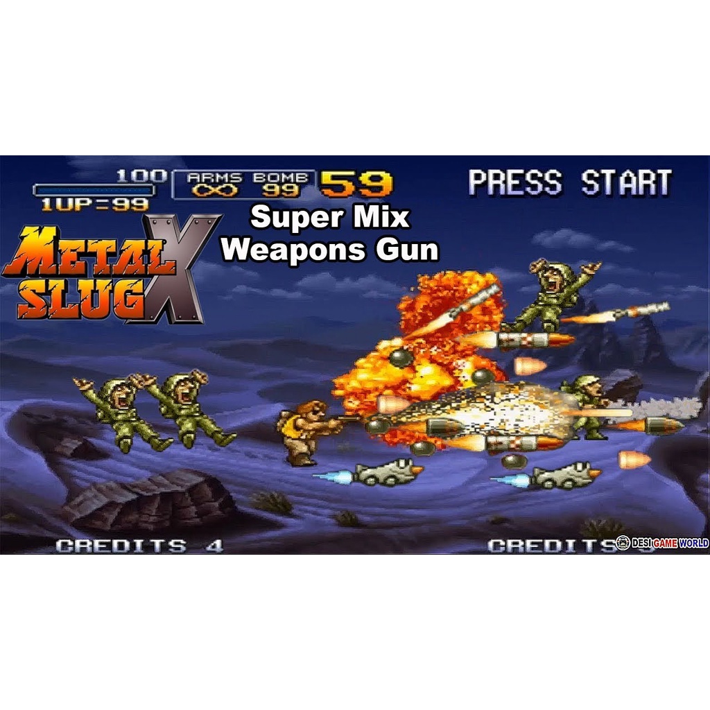 Game ps1 Metal slug X no brand