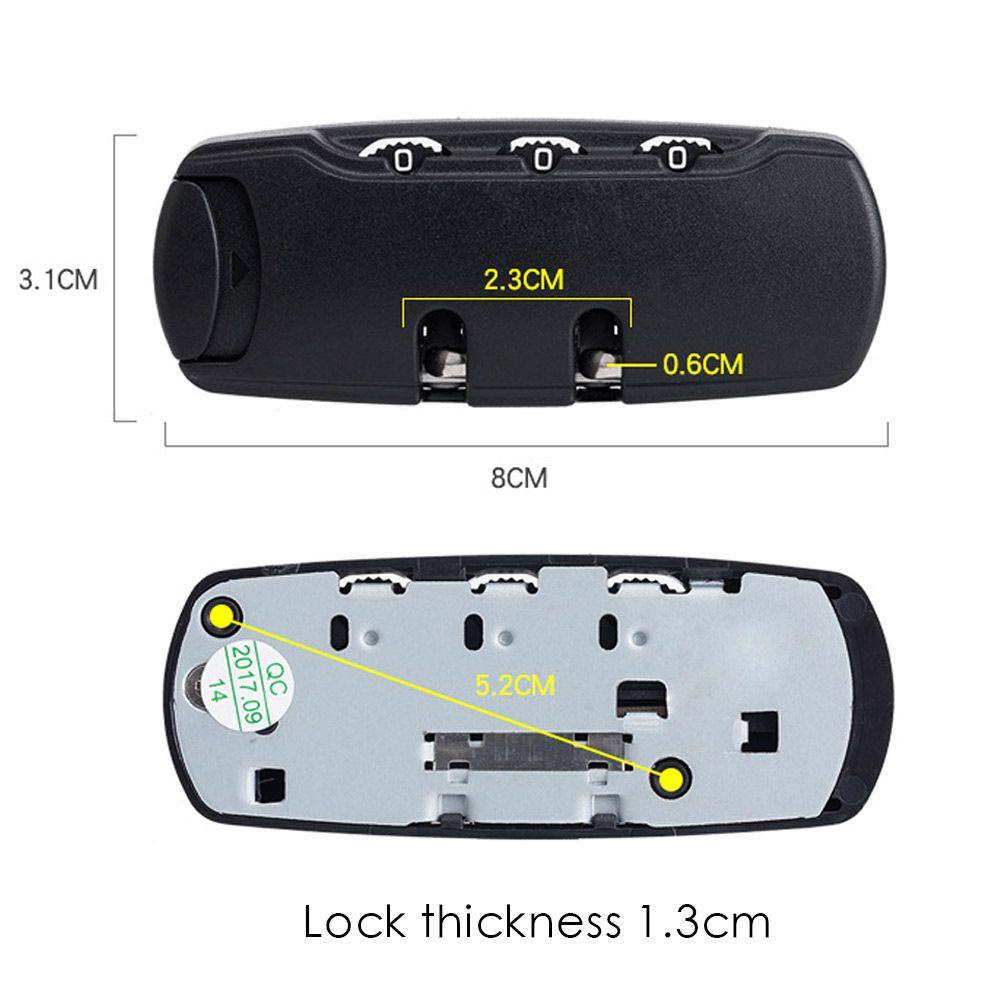 2 Ổ Khóa Số An Toàn Chống Chịu Thời Tiết TSA