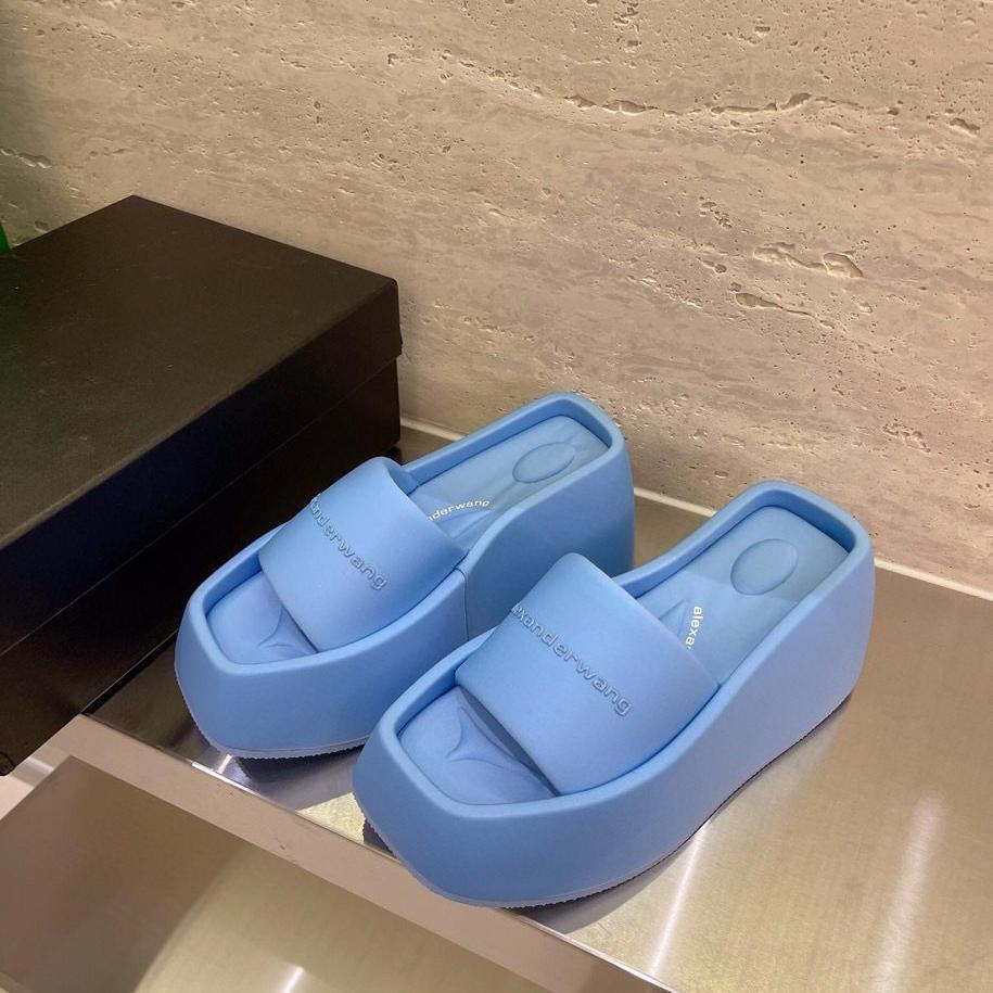 Dép Cao Gót Đế Dày Chống Thấm Nước Thời Trang Mùa Hè 2022 Mới Cho Nữ