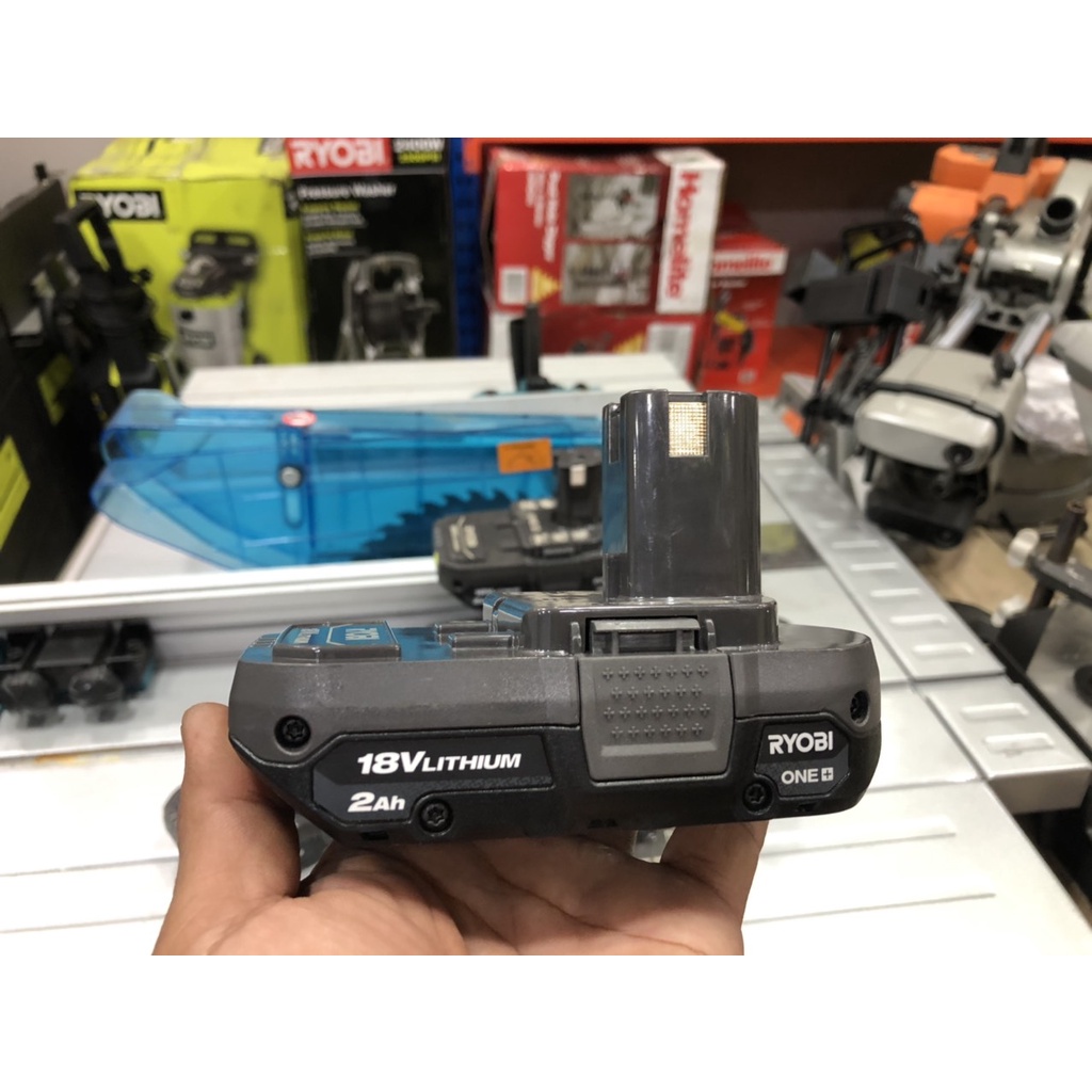 PIN RYOBI 18V ONE+  2AH RB1820C - TRÊN 95% - 3 THÁNG