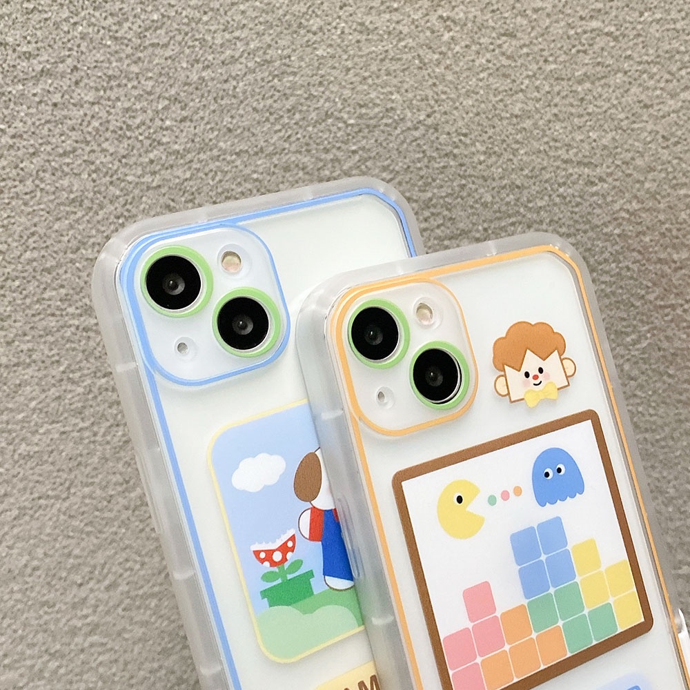 Ốp Điện Thoại Trong Suốt Có Giá Đỡ Hình Chú Chó Dễ Thương Cho iPhone 11 12 13 Pro Max XS Max XR X 6 6S 7 8 Plus SE 2 3