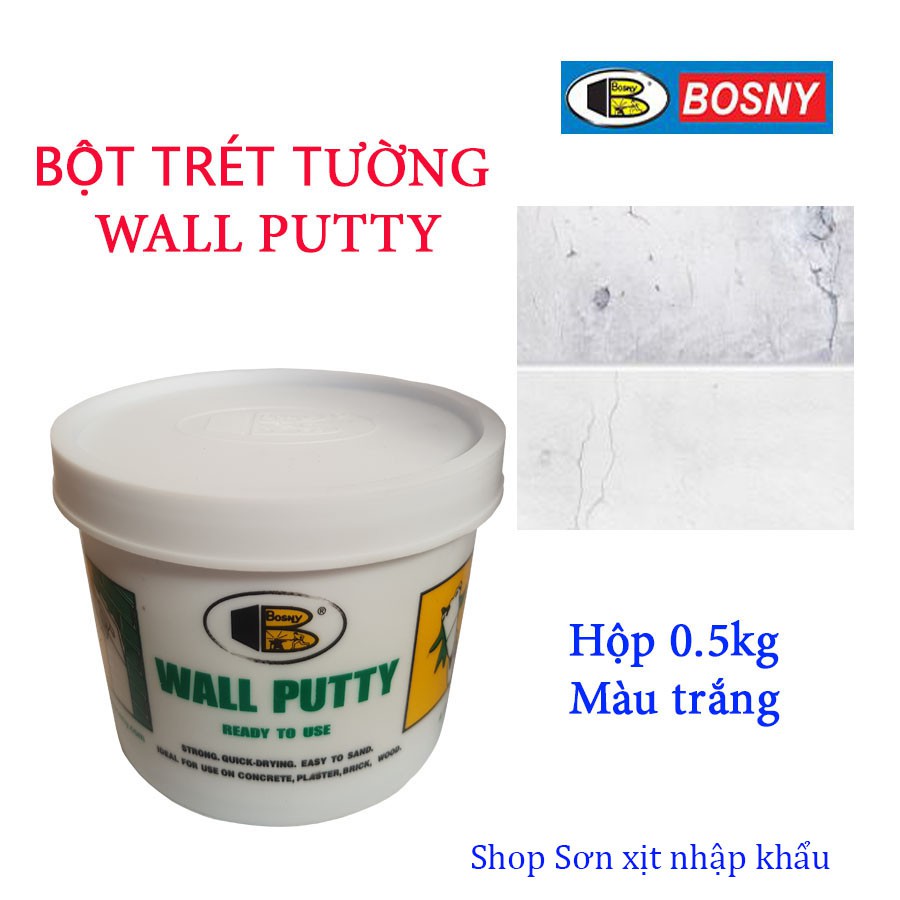 Chống thấm tường Wall Putty Bosny (B219) - Nhập khẩu Thái Lan
