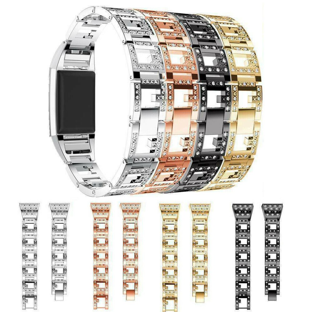 Dây đeo đồng hồ bằng inox cho đồng hồ thông minh Fitbit Charge 2