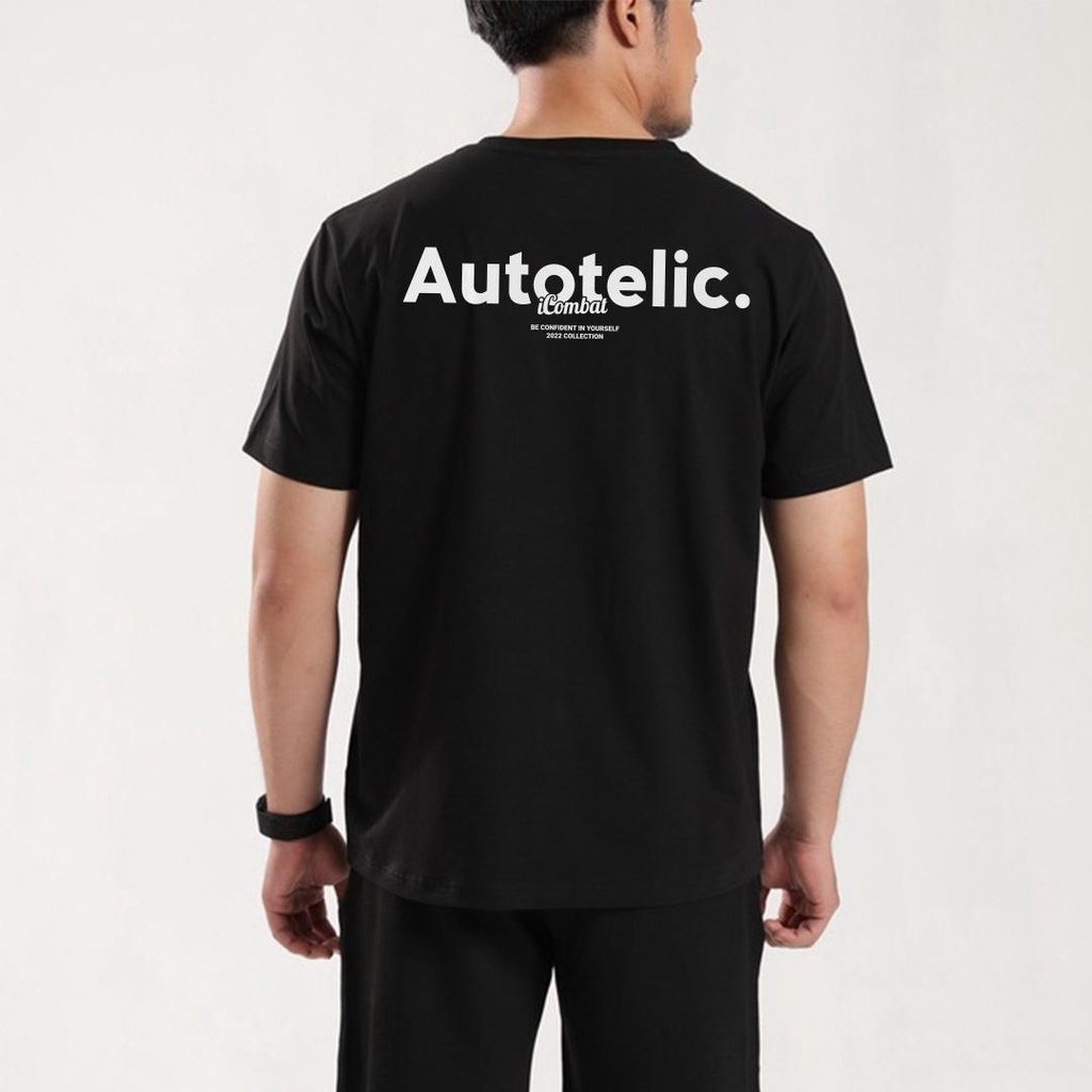 Áo thun Essential Tee Autotelic v2.0 / Màu Đen 100% cotton BBS WEAR