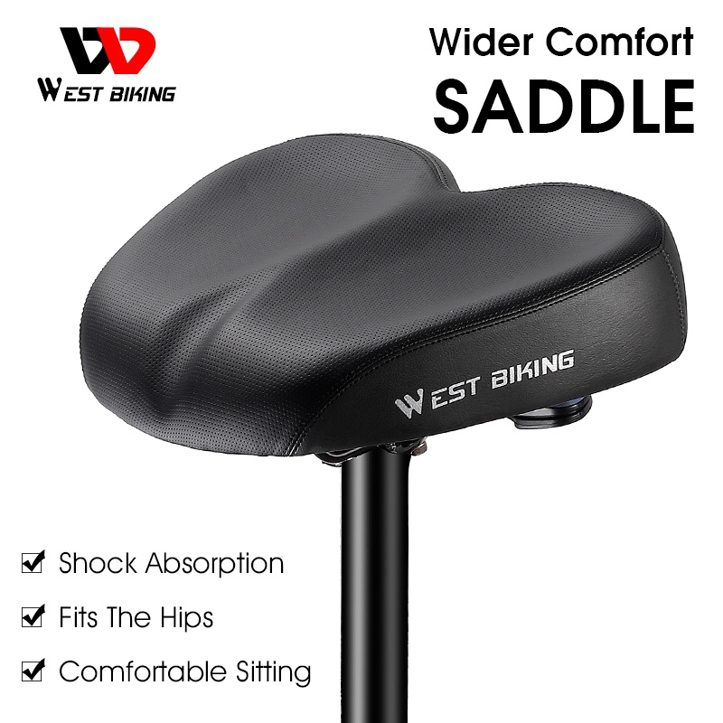 Yên xe đạp leo núi WEST BIKING chất liệu mềm dày dặn thoải mái chuyên nghiệp cao cấp