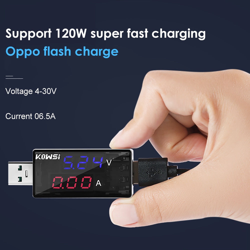 Thiết bị kiểm tra điện áp PCBFUN 4-30V 0-6.5A 120W màn hình LCD chất lượng cao