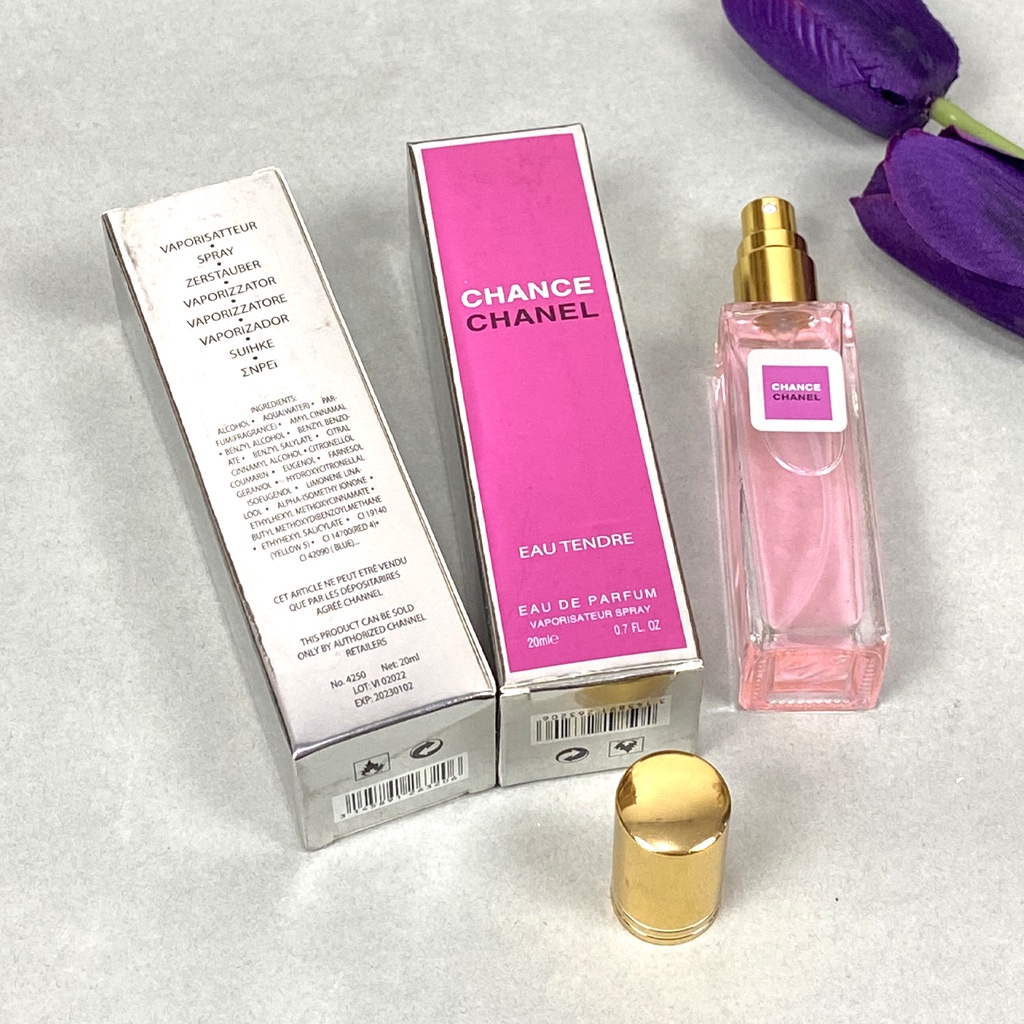 Nước hoa nội địa trung nữ chance tendre 20ml thơm lâu hương ngọt dịu hoa cỏ