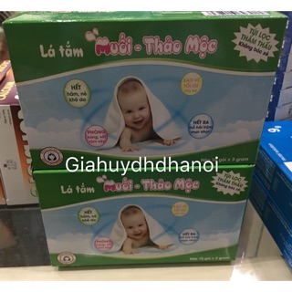 Lá Tắm Muối Thảo Mộc phòng ngừa Rôm Sảy ,Nóng sốt ,hăm nẻ cho bé yêu