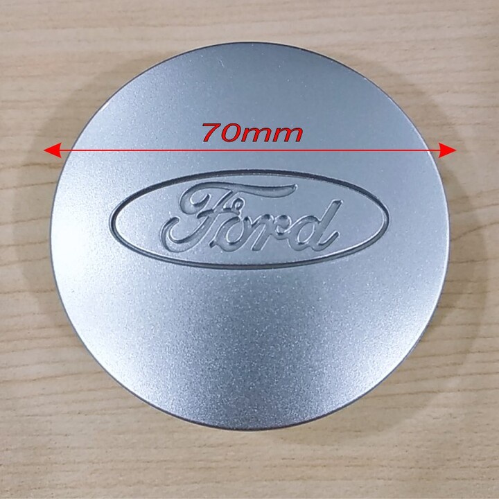 Logo chụp mâm bánh xe ô tô Ford đường kính 70mm Nhựa ABS