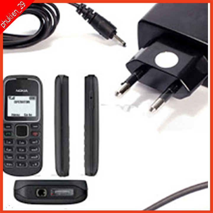 Sạc chân kim đầu nhỏ cho Nokia 1280, 1200, 6300, 1202 Educase86