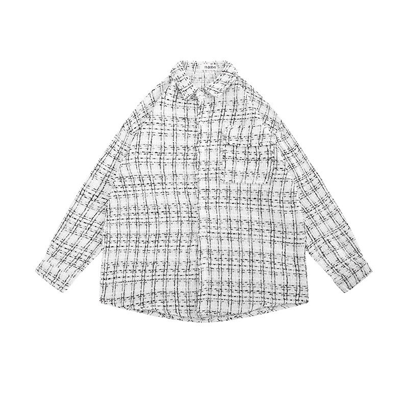 Áo Sơ Mi Nam Dài Tay Dáng Rộng Phong Cách Hong Kong