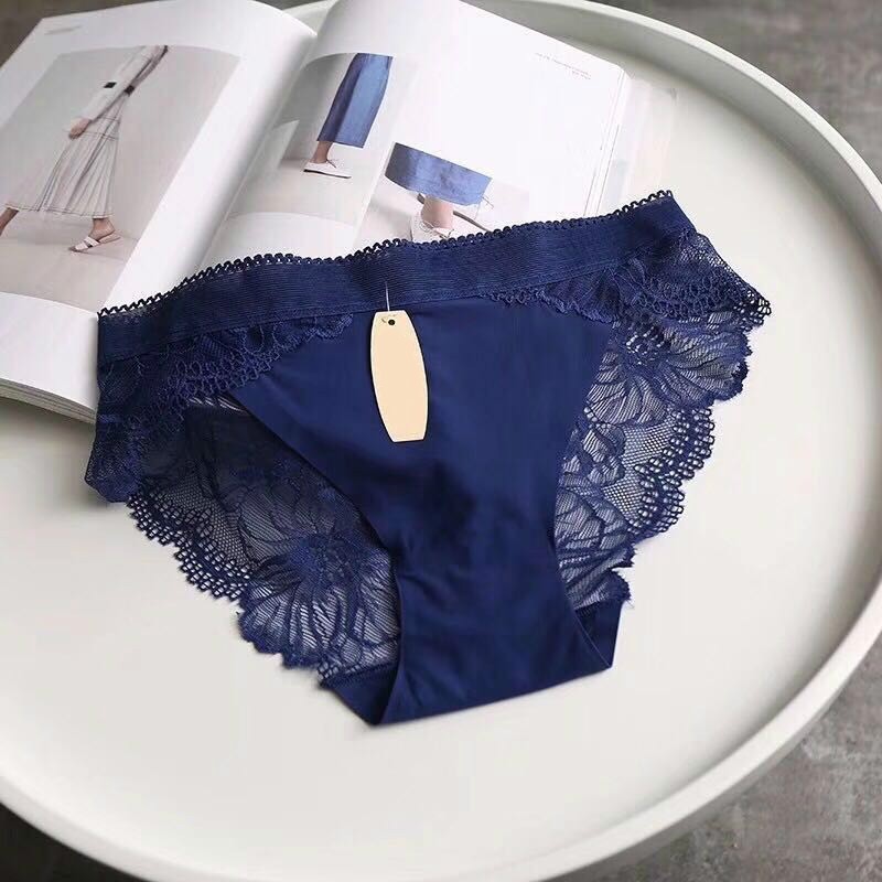 Quần lót nữ đúc su hoa pha ren thoáng mát mềm mịn hàng thái VICOTA QL06 | BigBuy360 - bigbuy360.vn