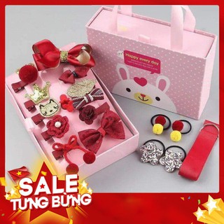 [CHẤT LƯỢNG] HỘP KẸP TÓC 18 MÓN