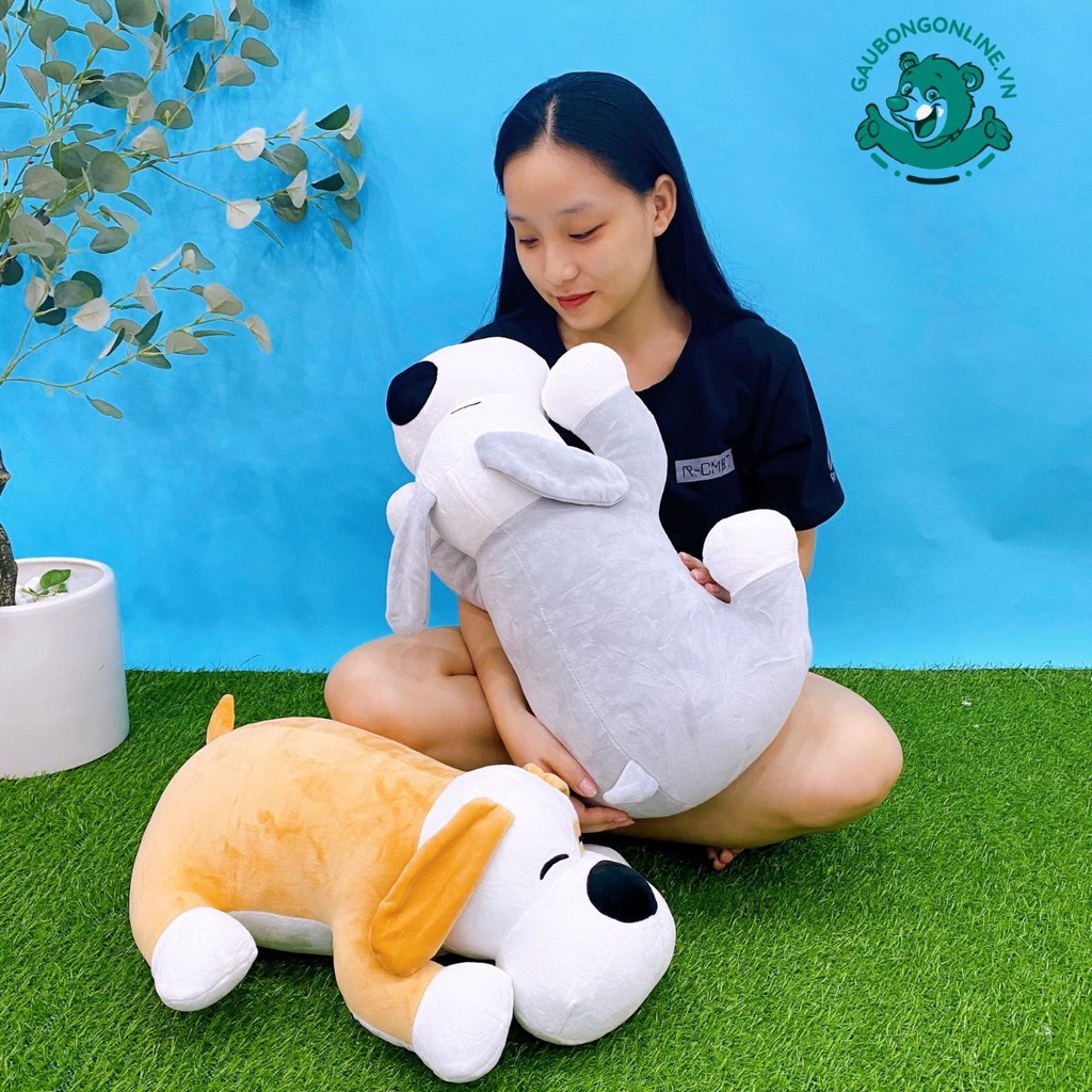 Gấu Bông Gối Chăn Mền Hình Con Chó Văn Mềm Mại Cao Cấp - Gấu Bông Online