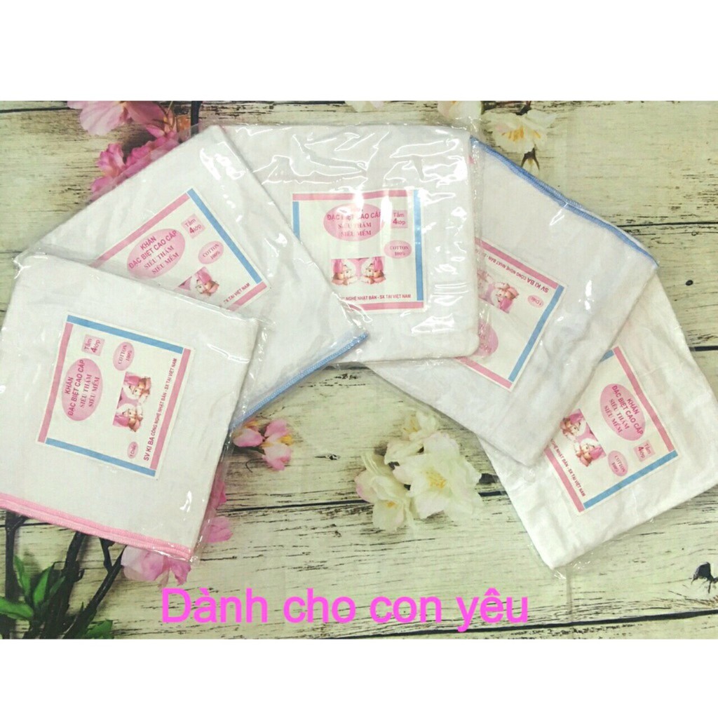 Khăn tắm xô xuất nhật 4 lớp hàng cao cấp 100% cotton siêu thấm