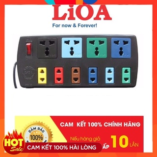 Ổ cắm điện lioa 10 lỗ cắm 2000w dây dài 3m có công tắc
